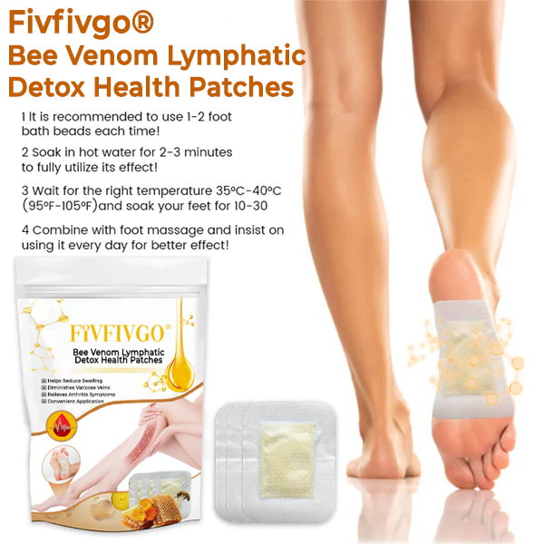 Fivfivgo®  Bee Venom Lymphatic Detox Health Patches