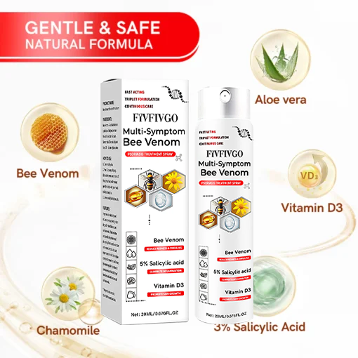Fivfivgo™ Spray zur Behandlung von Bienengift-Psoriasis mit mehreren Symptomen