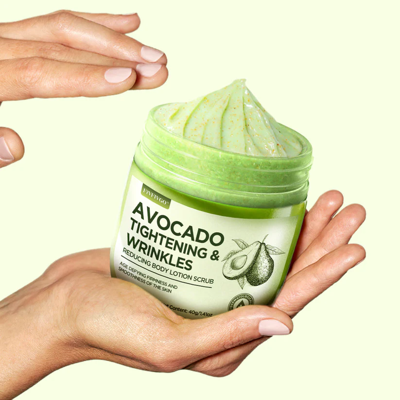 Fivfivgo™ Avocado Straffendes und Falten reduzierendes Körperlotion-Peeling (🇨🇦CDA empfohlen)