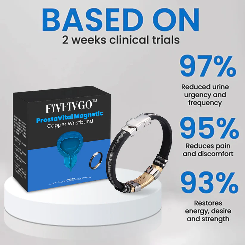 Fivfivgo™ ProstaVital Magnetic Copper Wristband
