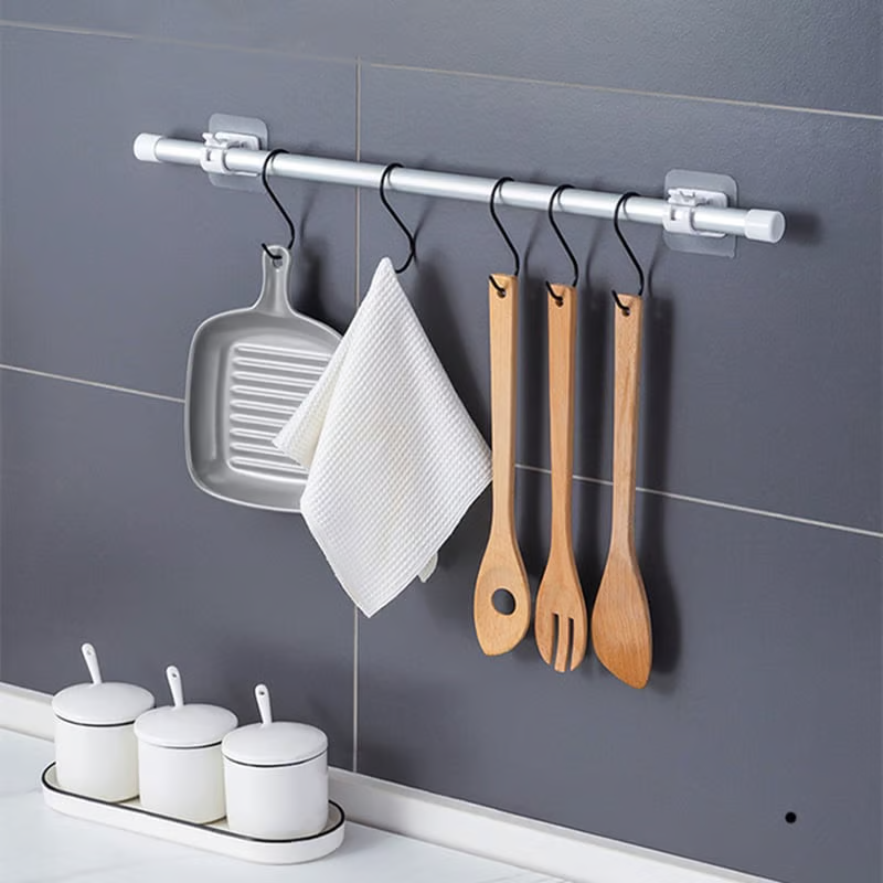 Nail-Free Adjustable Rod Hooks