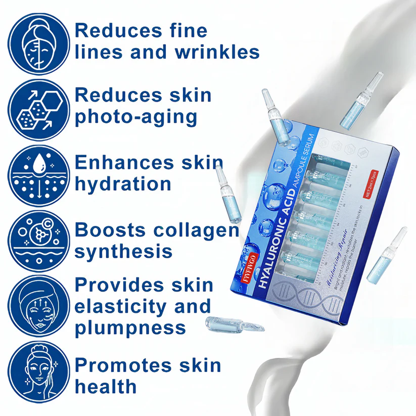 Fivfivgo™ HYALURONIC ACID AMPOULE SERUM For Remove 97% Deep Wrinkles & Dark Spots