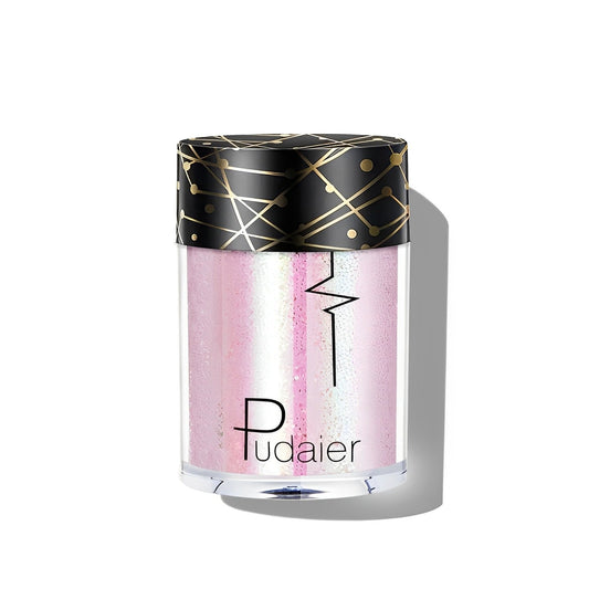 Single Shade High Shine Glitter Make-up Every Day And Night #01 Pink 