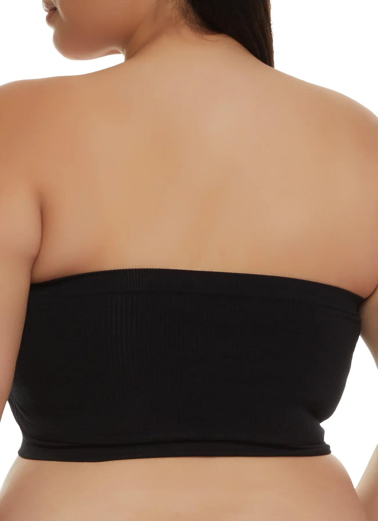 Seamfree Full Supportive Rib Bandeau Strapless Bra