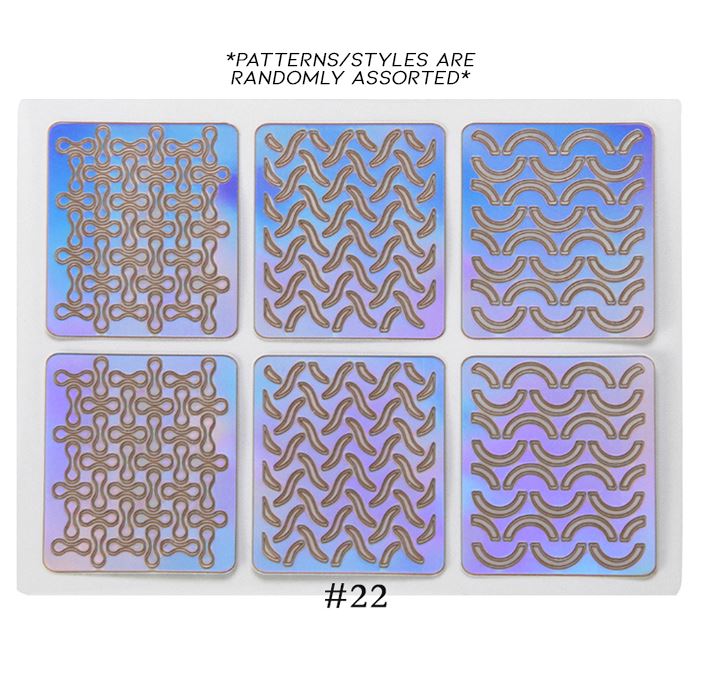 Hollow Nail Art Sticker Nail Every Day And Night 