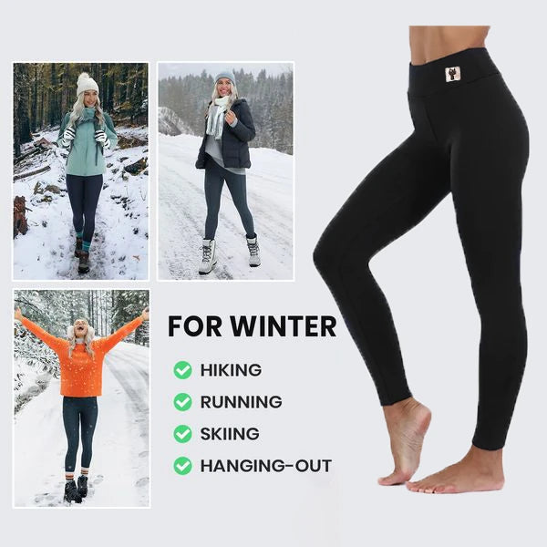 Fivfivgo™ Winter Thermal Leggings High Waisted Pants for Women