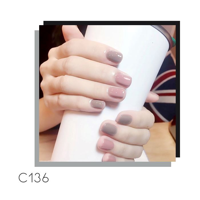 2-in-1 Nail Polish Nail Every Day And Night C136 