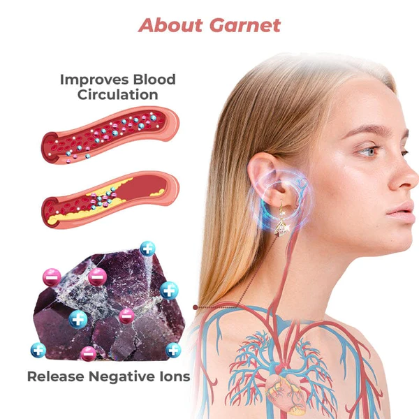 Fivfivgo™ Boucles d’oreilles magnétogènes à flux lymphatique