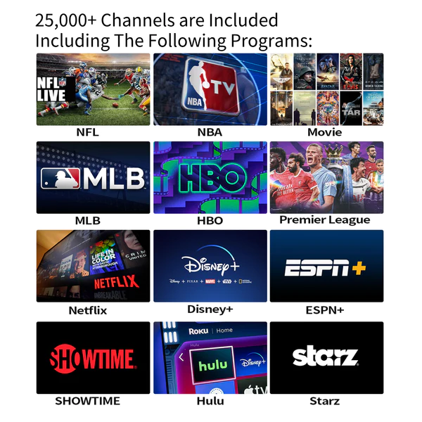 Lyseemin™ Smart TV Streaming Box - Alle Kanäle kostenlos ansehen (keine Werbung, keine monatlichen Gebühren)