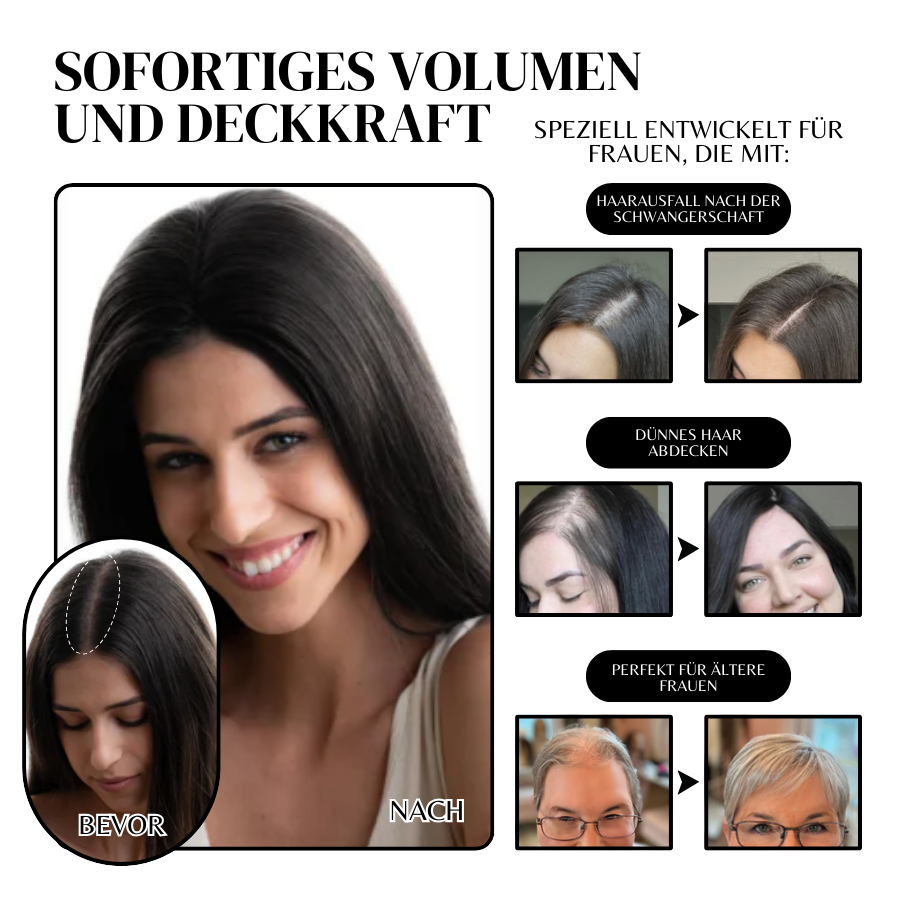 Natürlicher Clip-In Haare Topper