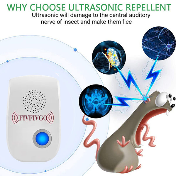 Fivfivgo™ Ultrasonic Pest Repeller