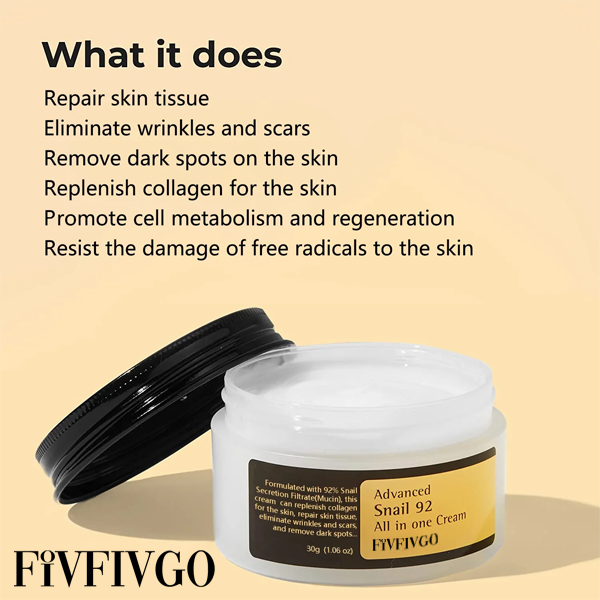 Fivfivgo™ Crema lifting e rassodante al collagene di lumaca coreano