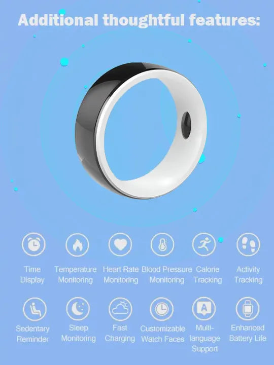 Fivfivgo™ Ultrasonic Fat Blasting & Far Infrared Sugar Balancing Detox Smart Ring - Energy Balance