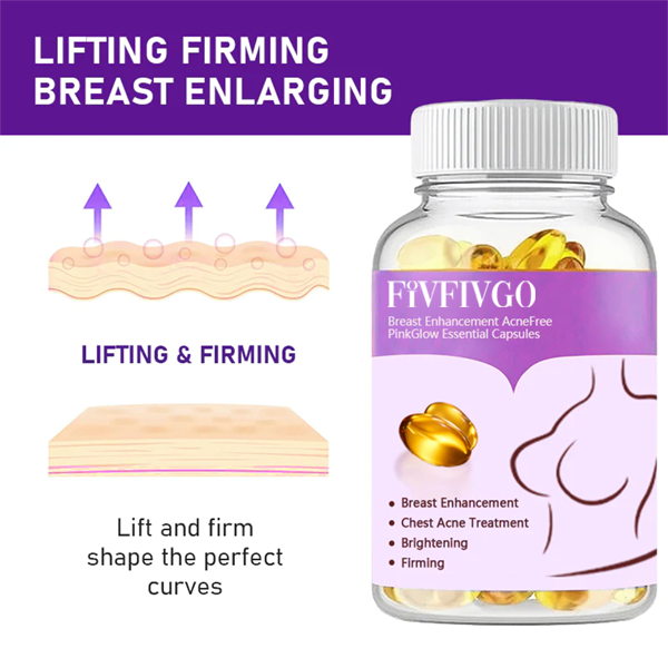 Fivfivgo™ Gélules essentielles AcneFree PinkGlow pour l’amélioration des seins