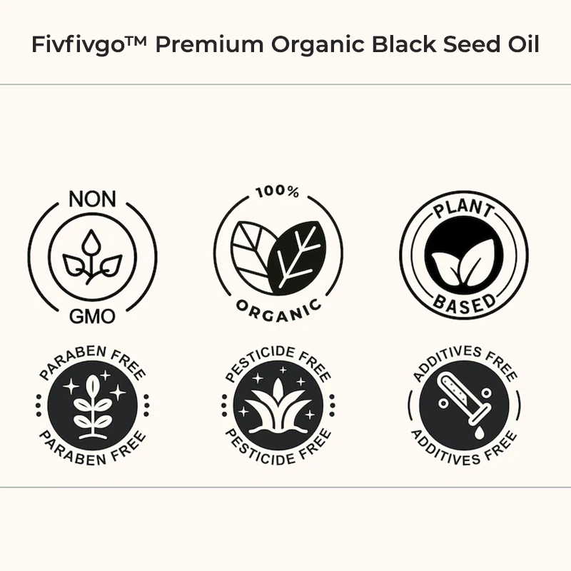 Fivfivgo™ Premium Organic Black Seed Oil