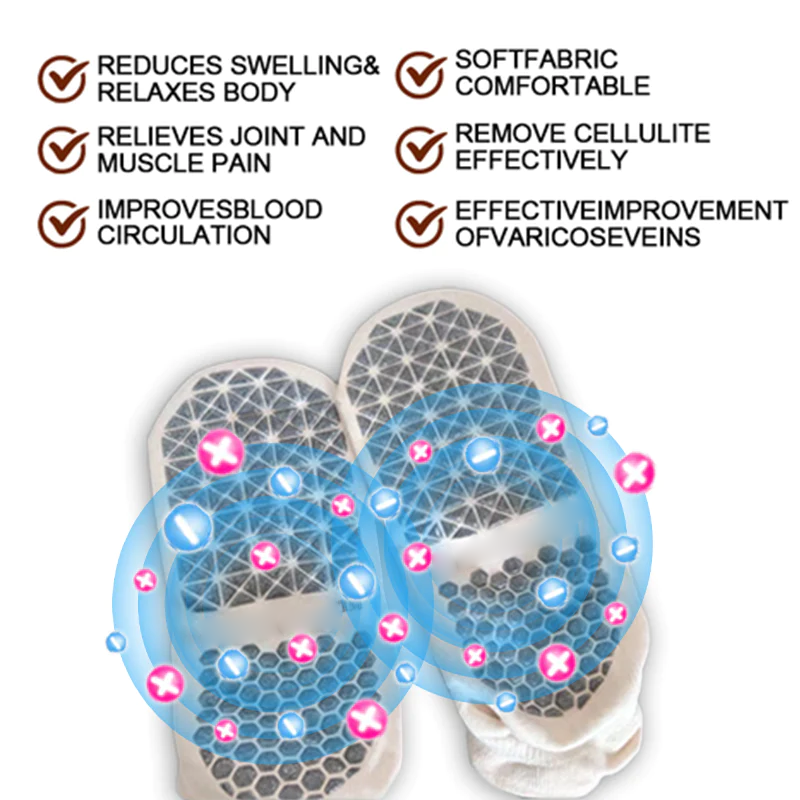 Fivfivgo™ PulseGrid Tourmaline Ionic Socks