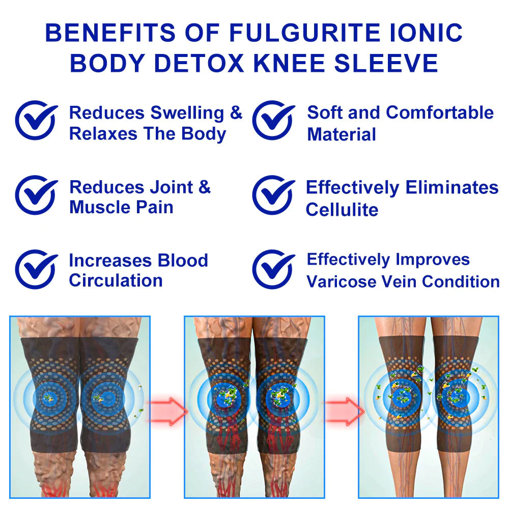 Fivfivgo™ Fulgurite Ionic Kehon Muotoiluun Venyttää Polven Holkki
