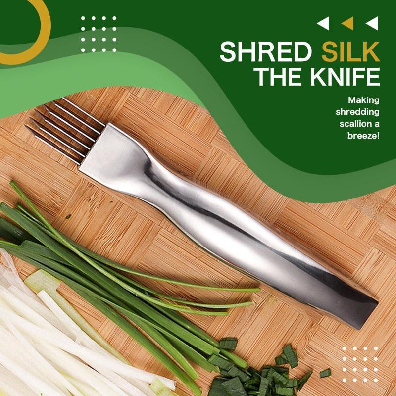🔥Shred Silk The Knife 🔪Multi-Blade Scallion & Vegetable Cutter, Effortless & Time-Saving✨
