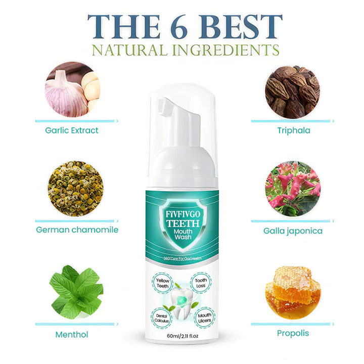 Fivfivgo™ Teeth Herbal Mouthwash - Solve all Oral Problems