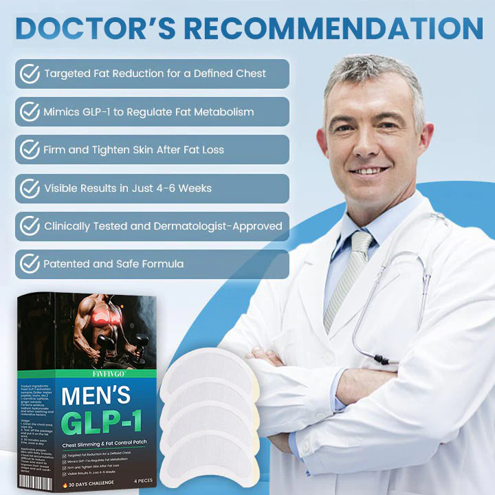 Fivfivgo® Men’s GLP-1 Chest Slimming & Fat Control Patch
