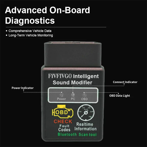 Fivfivgo™ Intelligent Car Sound Modifier & Fault Detector