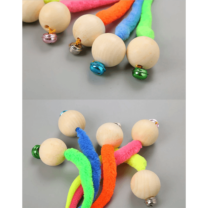 Wiggly Ping Cat Ball (3pcs)