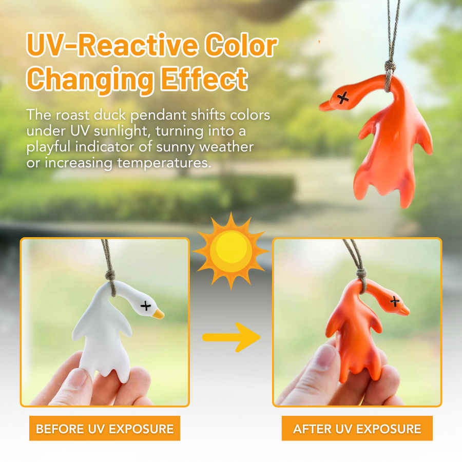 UV Color-Changing Roast Duck Pendant