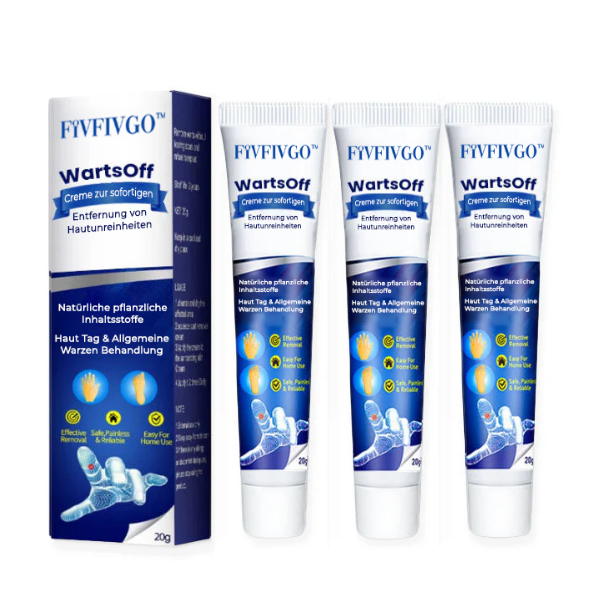 Fivfivgo™ WartsOff Creme zur sofortigen Entfernung von Hautunreinheiten👩‍⚕️Deutsche Dermatologische Gesellschaft (AADA) zugelassen (Entfernung von Hautanhängseln, Warzen und dunklen Flecken)
