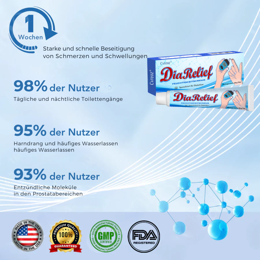 Cvreoz® DiaRelief Feuchtigkeitscreme (Spezialisiert für Diabetiker)