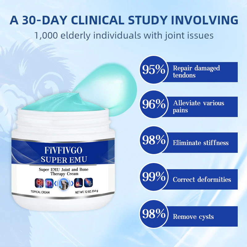 Fivfivgo™ Crème de thérapie pour les articulations et les os Super EMU
