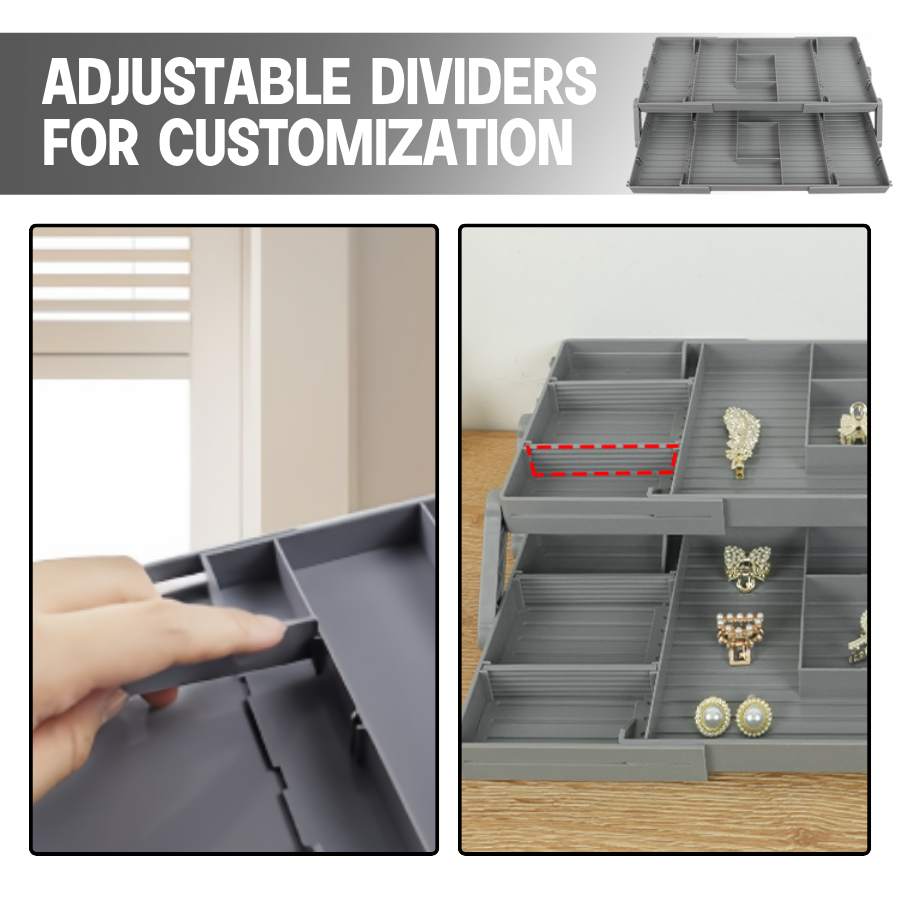 Multi-Level Smart Drawer Organizer