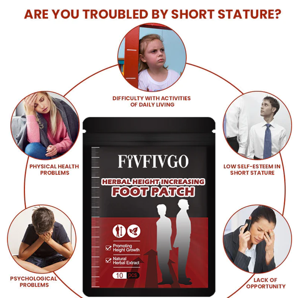 Fivfivgo™ Herbal Height Increasing Foot Patch