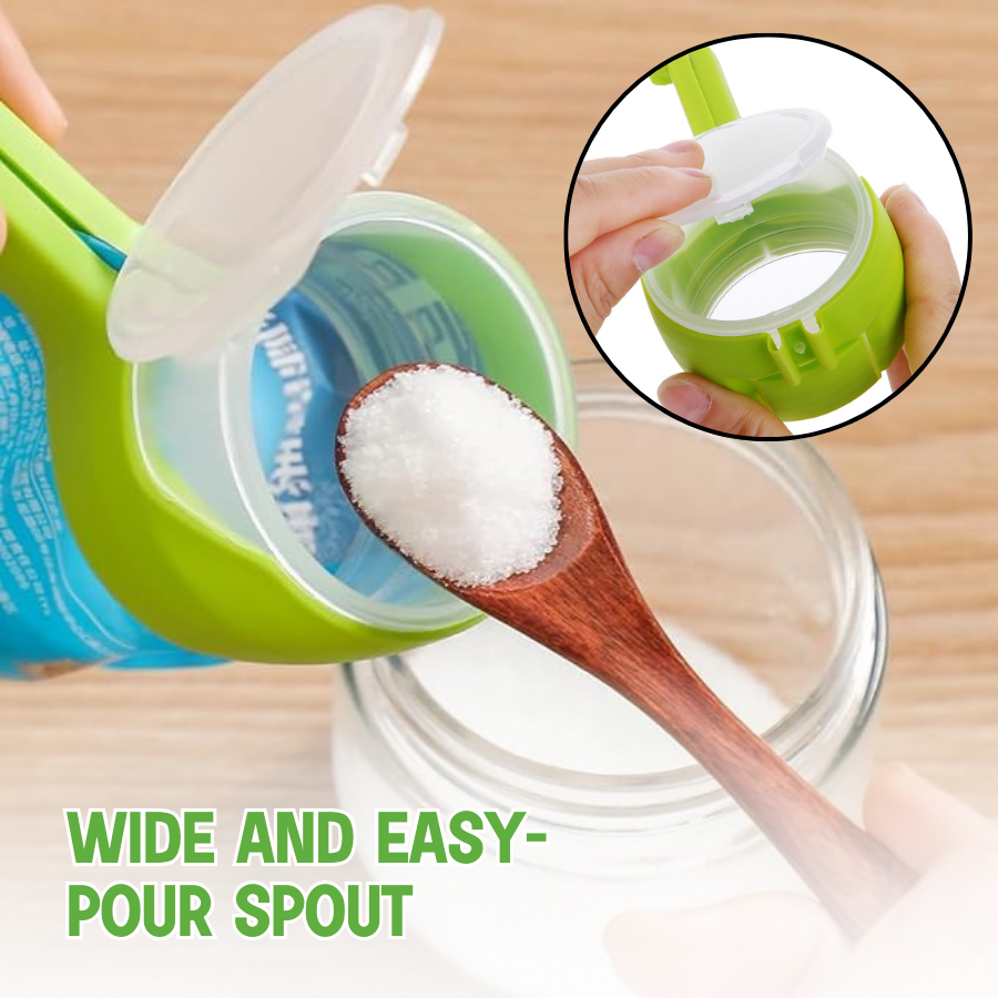 Seal Pour Food Storage Bag Clip