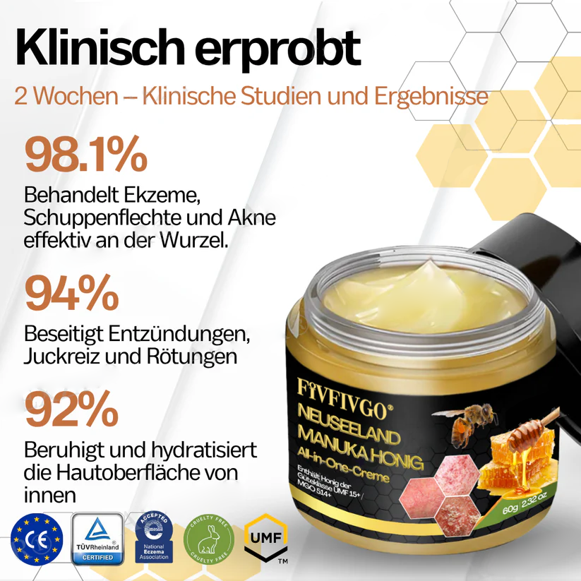 Fivfivgo® Neuseeland Manuka Honig All-in-One-Creme