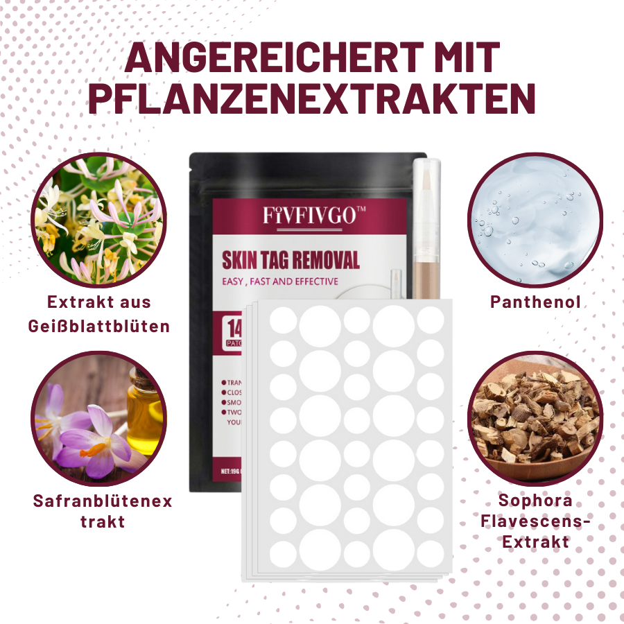 Fivfivgo™ Haut Tag Entfernungsaufkleber