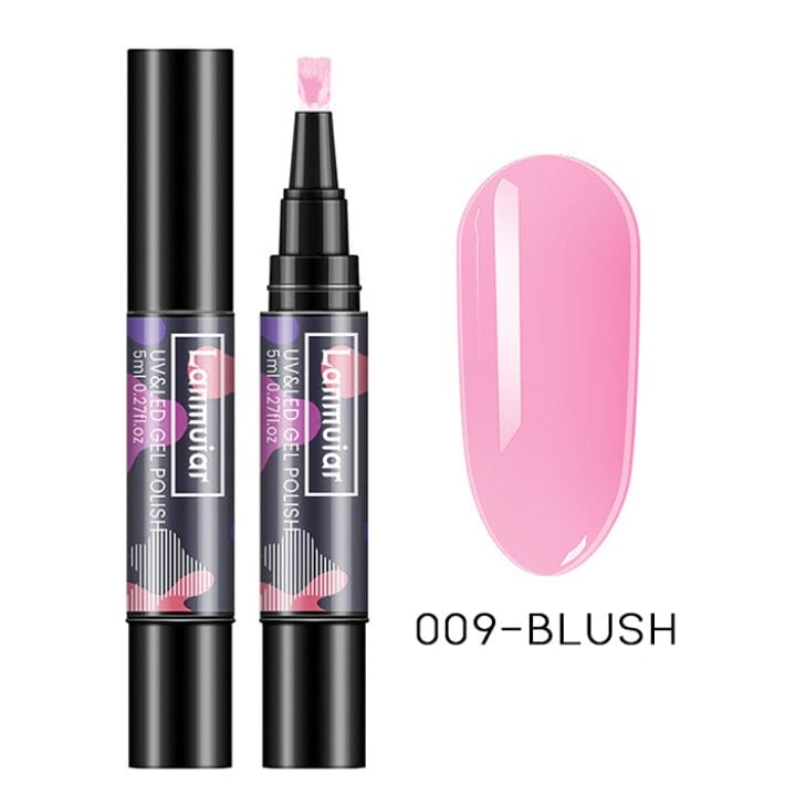 Instant Nail Gel Paint On Brush Pen Every Day And Night 009 - Blush 
