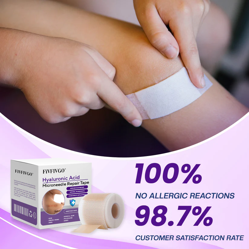 Fivfivgo® Hyaluronic Acid Microneedle Repair Tape