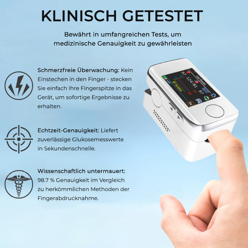 Fivfivgo™ Präzisionsgerät zur Glukoseüberwachung
