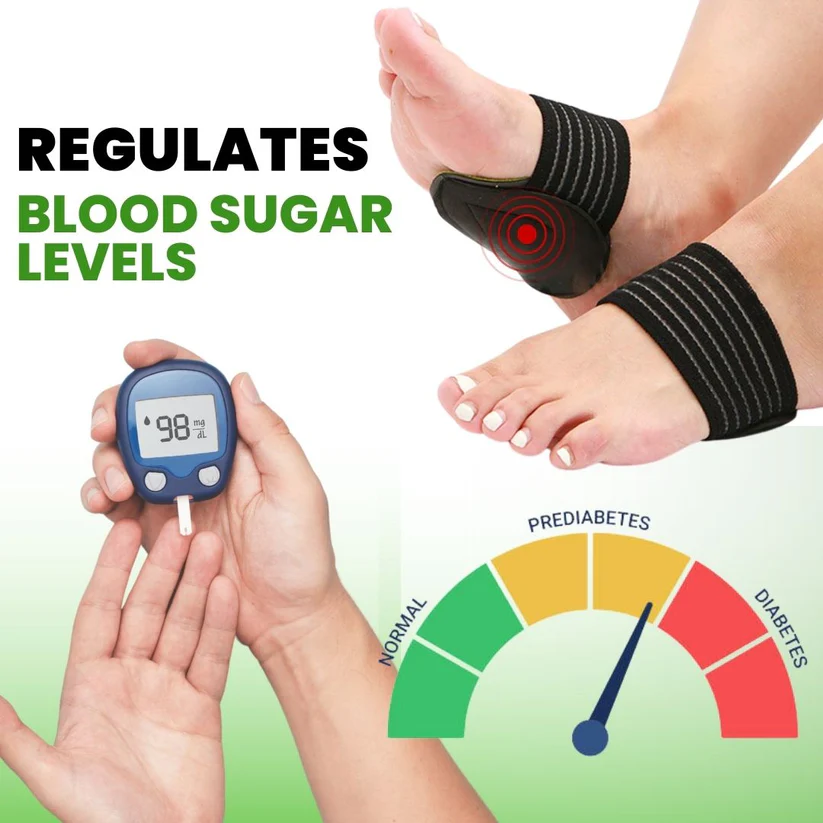 Fivfivgo™ Zucker-Daunen-Fuß-Akupressur-Pads