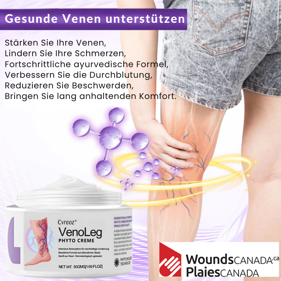 Cvreoz® VenoLeg Phyto Creme - Sichtbare Ergebnisse in nur 4 Tagen🔥