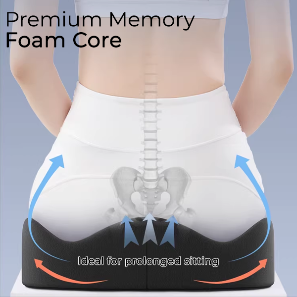 Ergonomic Memory Foam Seat Cushion
