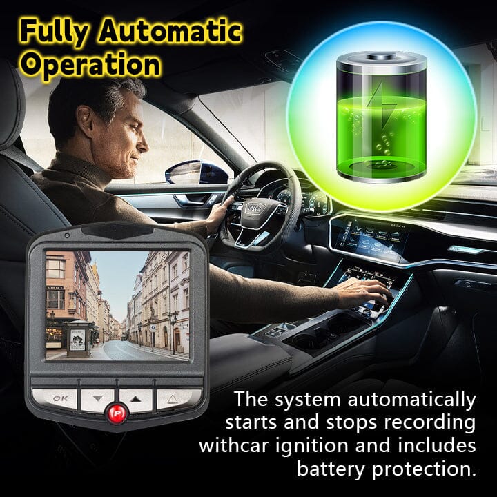 Lamicry™ Shield Car DVR Camera - Full HD 1080P Digital Camcorder