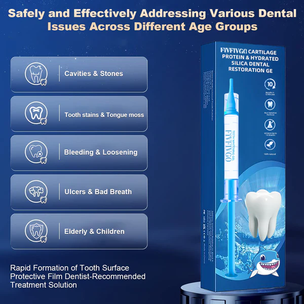 Fivfivgo™ Protéine de cartilage de requin Restauration dentaire et orale GE