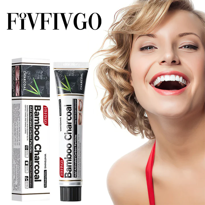 Fivfivgo™ Bamboo Charcoal Whitening Toothpaste