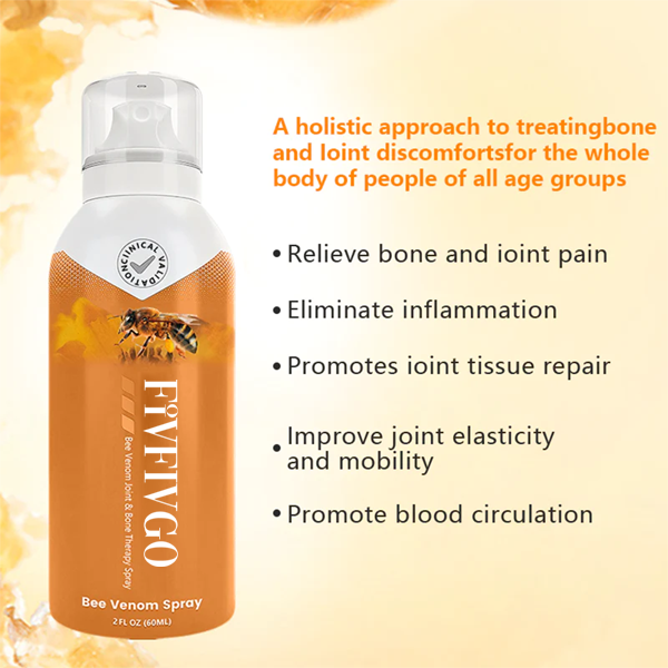 Fivfivgo ™ Spray thérapeutique pour les articulations et les os au venin d'abeille (récupération complète du corps)