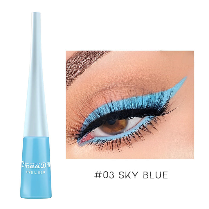 Super Pigmented Color Liquid Eyeliner Make-up Every Day And Night #03 Sky blue 1 pc 