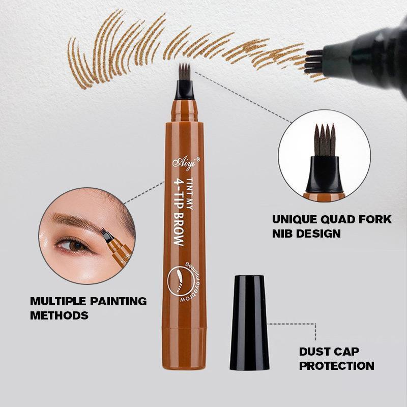Realistic 4 Points Eyebrow Pen