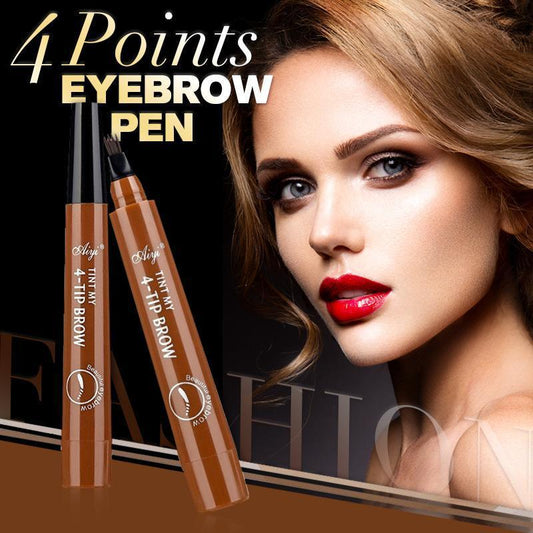 Realistic 4 Points Eyebrow Pen