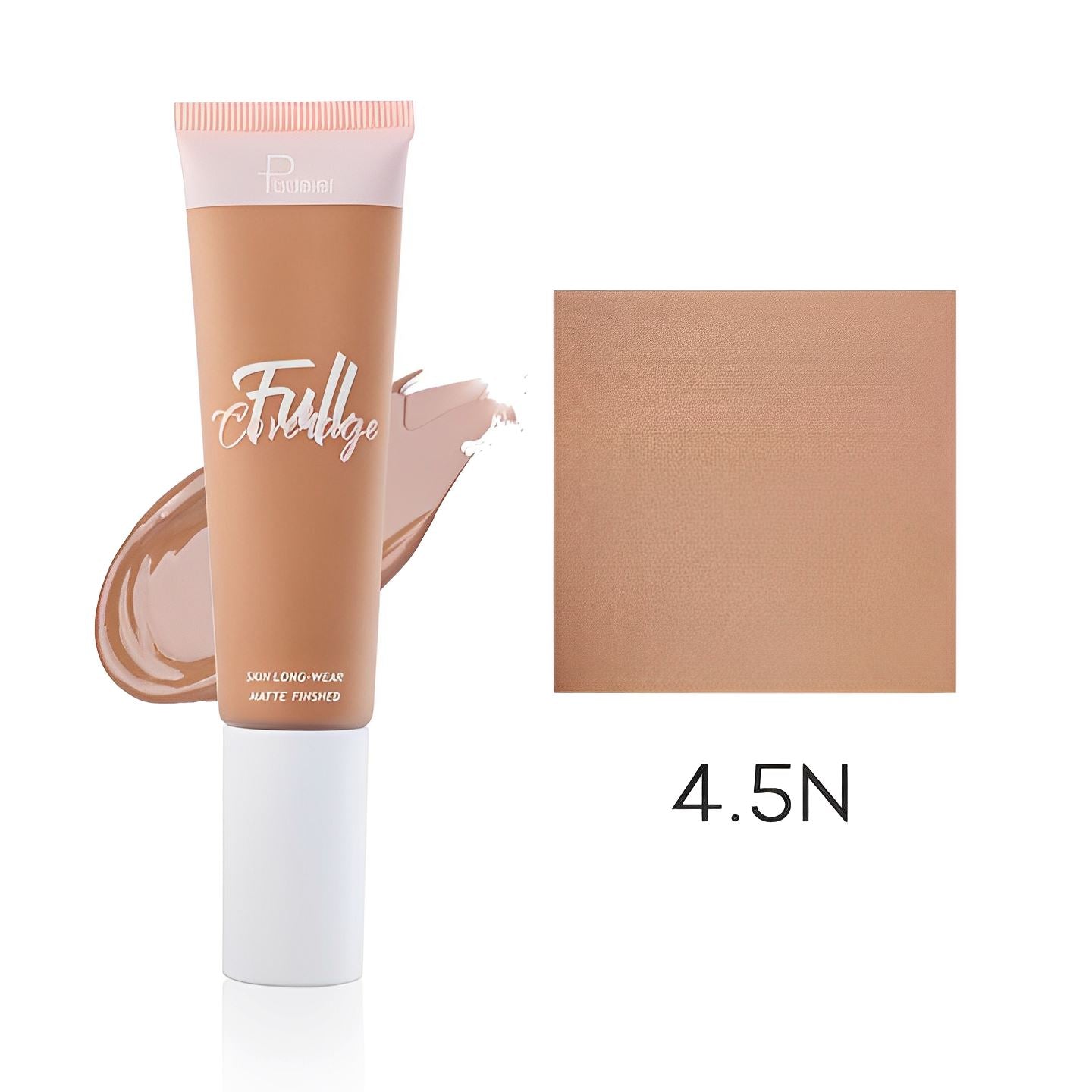 12HRS Full Coverage Oil Control Foundation Make-up Every Day And Night 4.5N 