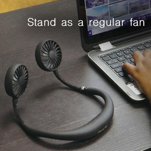 Hands-Free Neckband Fan